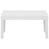 Garden Lounge Table Plastic White 315850