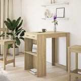 Bar Table Sonoma Oak 102x70x103.5 cm Engineered Wood 3309323