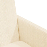 Dining Chairs with Wheels 2 pcs Cream 57 x 66 x 94 cm 42017803