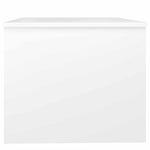 Coffee Table White 80x50x42.5 cm Engineered Wood 809728