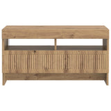 LED TV Cabinet Artisan Oak Engineered Wood 896124