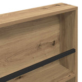 Magazine Rack with Shelf 2 pcs Artisan Oak 100 x 12 x 70 cm 890863