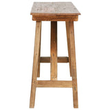 Console Table 130x40x80 cm Mixed Recycled Wood 283916