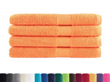 Premium Towels SOLUND 4 pcs Orange 100x200 cm 600 gsm 137390