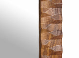 Bathroom Mirror Acacia Brown Finish 50 x 70 x 2.5 cm 4017931