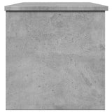 Storage Box Concrete Grey 102x35x35 cm Engineered Wood 840691