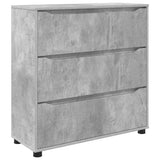 Storage Cabinet Concrete Grey 80 x 31 x 81 cm Engineered Wood 888850