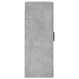 Wall Mounted Cabinets 2 pcs Concrete Grey Engineered Wood 3197949