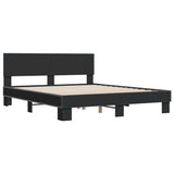 Bed Frame without Mattress Black 150x200 cm King Size 3280187