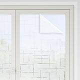 Window Films 2 pcs Frosted Star Pattern PVC 3208969