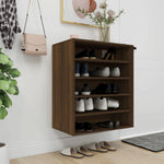 ZNTS Shoe Cabinet Brown Oak 60x35x70 cm Engineered Wood 816016