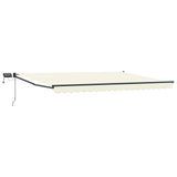 Manual Retractable Awning with LEDs 4 x 2 m 3419399