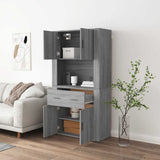Highboard Grey Sonoma Engineered Wood 3185373