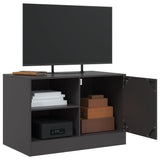 TV Cabinet Black 67x39x44 cm Steel 841691
