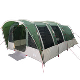 Family Tent Tunnel 8-Person Green Waterproof 94749