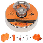 ZNTS 1100lb Salvage Magnetic Set Orange Drop-Resistant PP Plastic Box Magnet Rope Gloves Glue 67827477