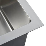 Handmade Kitchen Sink Stainless Steel 145077
