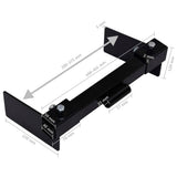 Snow Plow Adapter for Lawn Mower Black 146893