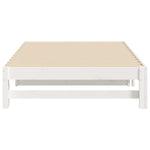 ZNTS Pull-out Day Bed without Mattress White 2x cm 823410