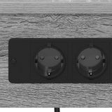 Bedside Cabinet Grey Sonoma 41 x 31 x 51 cm Engineered Wood 859521