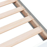 Bed Frame without Mattress White 180x200 cm Super King Engineered Wood 842000