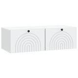 Wall-Mounted TV Cabinet White 99 x 41 x 30 cm Engineered Wood 898185