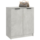 Shoe Cabinet Concrete Grey 59x35x70 cm Engineered Wood 811425