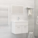 Bathroom Furniture Set White Engineered Wood 3071315
