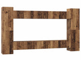 TV Cabinet Set Wall-mounted 10 pcs Old Wood 30.5 x 30 x 90 cm 3393228