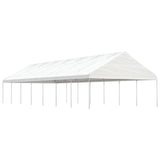 Gazebo with Roof White 15.61x5.88x3.75 m Polyethylene 3155523