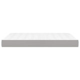 Pocket Spring Bed Mattress Medium Light Grey 137x190x20 cm Full 347870