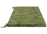 2-Piece Bench Cushions SOEST 2 pcs 100% Polyester Leaf Design 949415