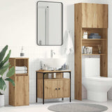 Bathroom Sink Cabinet Artisan Oak 60x30x60 cm Engineered Wood 862233