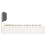 Bed Frame with Upholstered Headboard Dark Grey 180 x 200 cm 3398090
