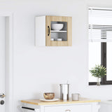 Wall Glass Cabinet PORTO Sonoma Oak 40 x 31 x 40 cm 885189