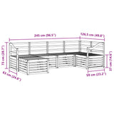 Sectional Sofa Set 6 pcs Natural 3375104