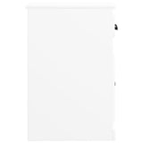 Side Cabinet with Drawer White 40x50x75 cm Engineered Wood 816480