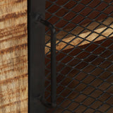 Sideboard 100x31x60 cm Solid Rough Mango Wood 285894