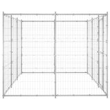 Outdoor Dog Kennel Galvanised Steel 7.26 m 3082308