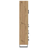 Highboard with Drawer 2 pcs Artisan Oak 69.5 x 34 x 180 cm 3416014