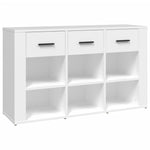 ZNTS Sideboard White 100x30x59.5 cm Engineered Wood 821004