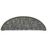 Carpet Stair Treads 15 pcs Anthracite 65x21x4 cm 149922