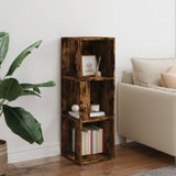 Corner Cabinet Smoked Oak 33x33x100 cm Engineered Wood 825828
