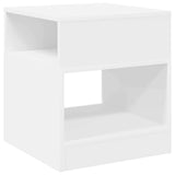 End Table 2 pcs White 40.5 x 40 x 45 cm Engineered Wood 890913