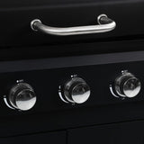 Gas Charcoal Combo Grill with 3 Burners 47388