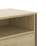 TV Cabinet Sonoma Oak 122x34x41 cm Engineered Wood 848580