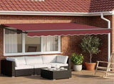 Retractable Awning Burgundy 3 x 2 m 3419042