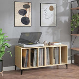 Record Cabinet Sonoma Oak 100x38x48 cm Engineered Wood 831984
