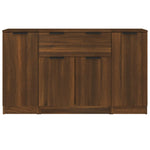 Sideboards 3 pcs Brown Oak Engineered Wood 3115835