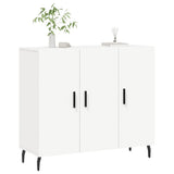 Sideboard White 90x34x80 cm Engineered Wood 828124